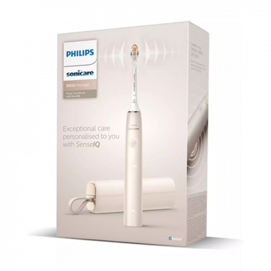 Philips | Electric Toothbrush | HX9992/11 Sonicare 9900 Prestige | Rechargeable | For adults | Number of brush heads included 1 | Number of teeth brushing modes 5 | Sonic technology | Champagne