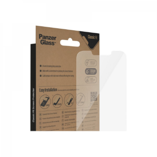 PanzerGlass | Screen protector | Apple | iPhone 14/13/13 Pro | Glass | Transparent | Classic Fit