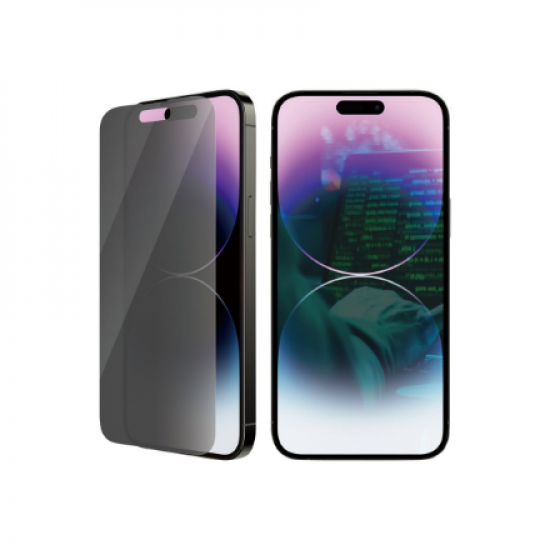 PanzerGlass | Screen protector | Apple | iPhone 14 Pro Max | Glass | Black | Classic Fit | Privacy