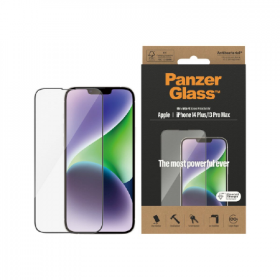 PanzerGlass | Screen protector | Apple | iPhone 14 Plus/13 Pro Max | Glass | Transparent | Ultra-Wide Fit