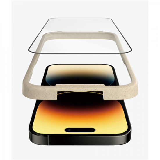 PanzerGlass | Screen protector | Apple | iPhone 14 Pro | Glass | Clear | Ultra-Wide Fit; Easy installation; Privacy Filter; Fingerprint resistant | Anti-Reflective