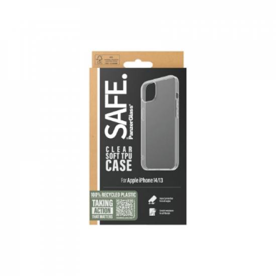 PanzerGlass | SAFE95154 | Back protection | Apple | iPhone 14 | TPU | Transparent