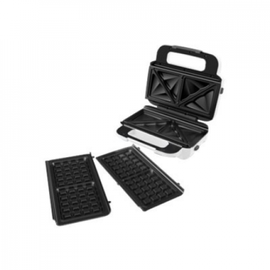 TEFAL | Wafle Maker Snack XL | SW701110 | 850 W | Number of pastry 2 | Belgium | White/Grey