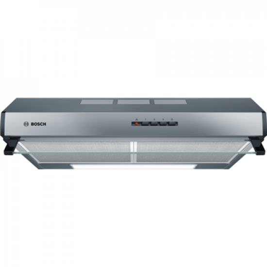 Bosch | Hood | DUL63CC50 Series 4 | Conventional | Energy efficiency class D | Width 60 cm | 350 m³/h | Mechanical | LED | Stainless Steel