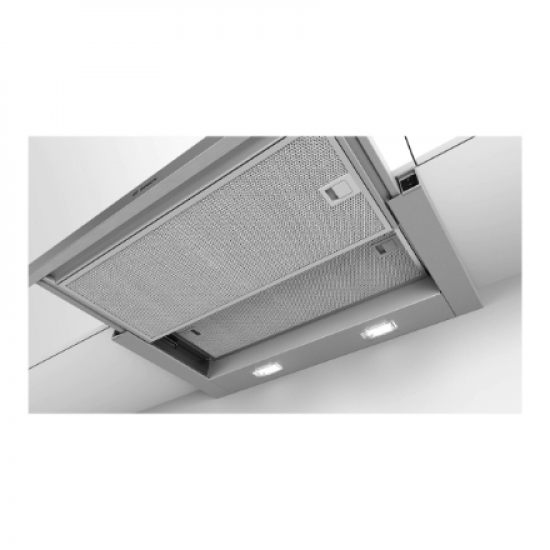 Bosch | Hood | DFM064W54 Series 2 | Telescopic | Energy efficiency class B | Width 60 cm | 388 m³/h | Mechanical | LED | Silver Metallic