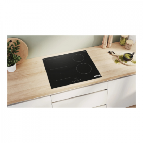 Bosch | PVS611BB6E Series 4 | Induction | Number of burners/cooking zones 4 | Touch | Timer | Black