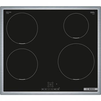 Bosch | Hob | PIE645BB5E Series 4 | Induction | Number of burners/cooking zones 4 | Touch | Timer | Black