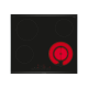Bosch | Hob | PKF675FP2E Series 6 | Vitroceramic | Number of burners/cooking zones 4 | DirectSelect | Timer | Black