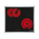 Bosch | Hob | PKN645BB2E Series 4 | Vitroceramic | Number of burners/cooking zones 4 | Touch | Timer | Black