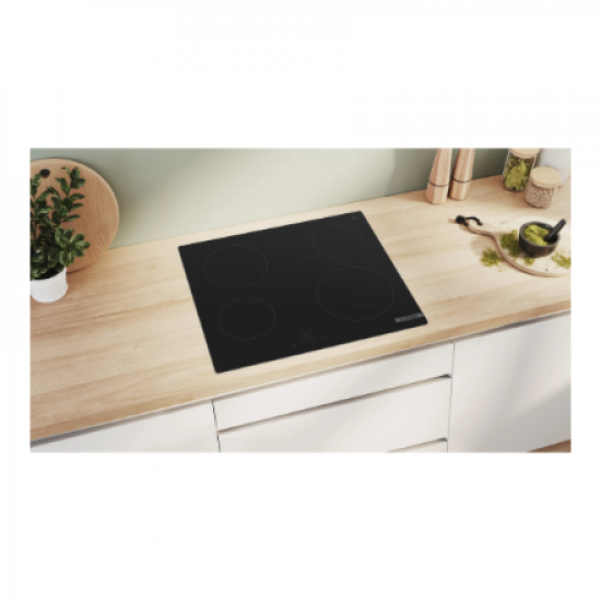 Bosch | Hob | PKE611BA2E Series 4 | Vitroceramic | Number of burners/cooking zones 4 | Touch | Black
