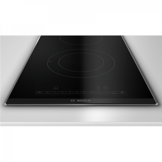 Bosch | Hob | PKF375FP2E Series 6 | Vitroceramic | Number of burners/cooking zones 2 | DirectSelect | Timer | Black
