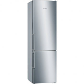 Bosch | Refrigerator | KGE398IBP Series 6 | Energy efficiency class B | Free standing | Combi | Height 201 cm | Fridge net capacity 249 L | Freezer net capacity 94 L | 38 dB | Inox