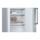 Bosch | Refrigerator | KGE398IBP Series 6 | Energy efficiency class B | Free standing | Combi | Height 201 cm | Fridge net capacity 249 L | Freezer net capacity 94 L | 38 dB | Inox