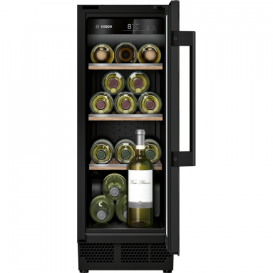 Bosch | Wine Cooler | KUW20VHF0 Series 6, | Energy efficiency class F | Built-in | Bottles capacity 21 | Black