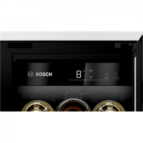 Bosch | Wine Cooler | KUW20VHF0 Series 6, | Energy efficiency class F | Built-in | Bottles capacity 21 | Black