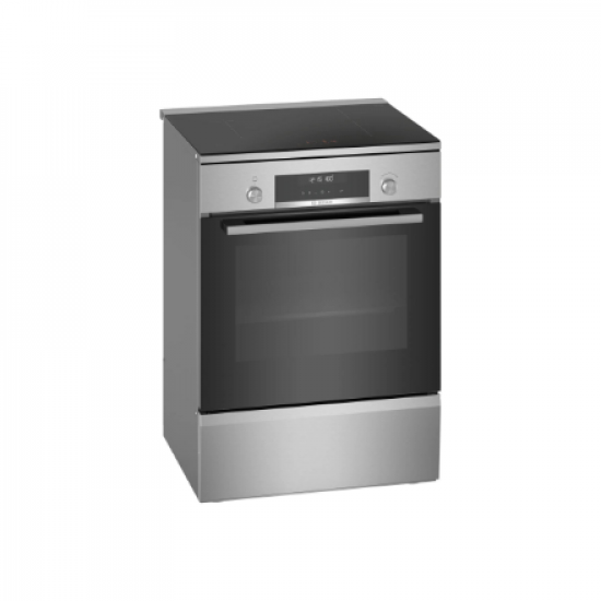 Bosch | Cooker | HLS79Y351U Series 6 | Hob type Induction | Oven type Electric | Stainless Steel | Width 60 cm | Grilling | LCD | Depth 60 cm | 63 L