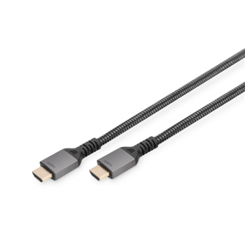 Digitus | 8K PREMIUM HDMI 2.1 Connection Cable | DB-330200-010-S | HDMI male (type A) | HDMI male (type A) | HDMI to HDMI | 1 m