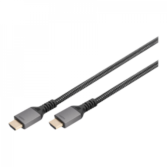 Digitus | 8K PREMIUM HDMI 2.1 Connection Cable | DB-330200-010-S | HDMI male (type A) | HDMI male (type A) | HDMI to HDMI | 1 m