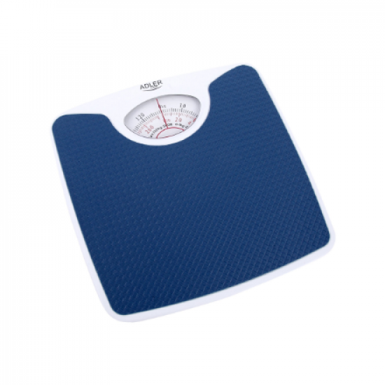 Adler | Mechanical bathroom scale | AD 8151b | Maximum weight (capacity) 130 kg | Accuracy 1000 g | Blue/White