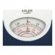 Adler | Mechanical bathroom scale | AD 8151b | Maximum weight (capacity) 130 kg | Accuracy 1000 g | Blue/White