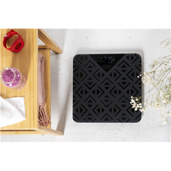 Adler | Bathroom Scale | AD 8170 | Maximum weight (capacity) 180 kg | Accuracy 100 g | Black