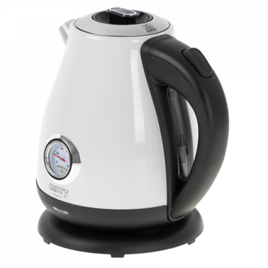 Camry | Kettle with a thermometer | CR 1344 | Electric | 2200 W | 1.7 L | Stainless steel | 360° rotational base | White