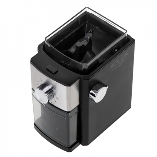 Adler | Coffee Grinder | AD 4448 | 300 W | Coffee beans capacity 250 g | Number of cups 12 per container pc(s) | Black