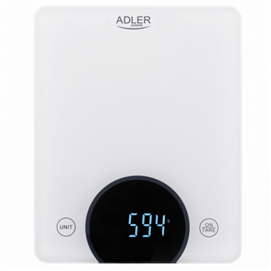 Adler | Kitchen Scale | AD 3173w | Maximum weight (capacity) 10 kg | Graduation 1 g | Display type LED | White