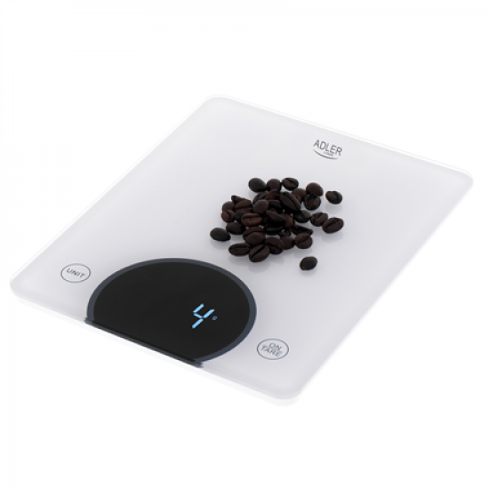 Adler | Kitchen Scale | AD 3173w | Maximum weight (capacity) 10 kg | Graduation 1 g | Display type LED | White