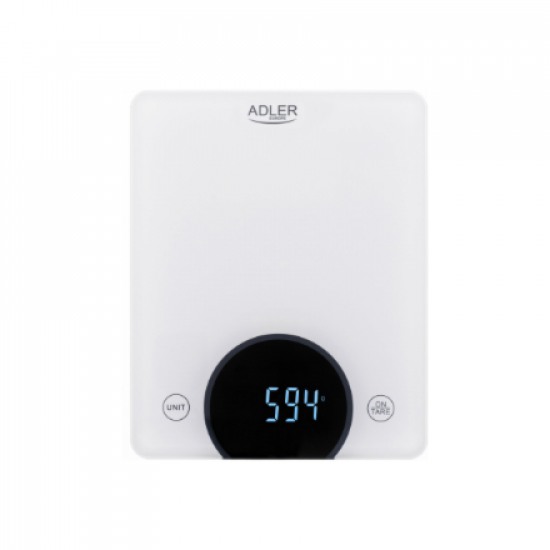 Adler | Kitchen Scale | AD 3173w | Maximum weight (capacity) 10 kg | Graduation 1 g | Display type LED | White