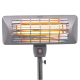Camry | Standing Heater | CR 7737 | Patio heater | 2000 W | Number of power levels 2 | Suitable for rooms up to 14 m² | Grey | IP24