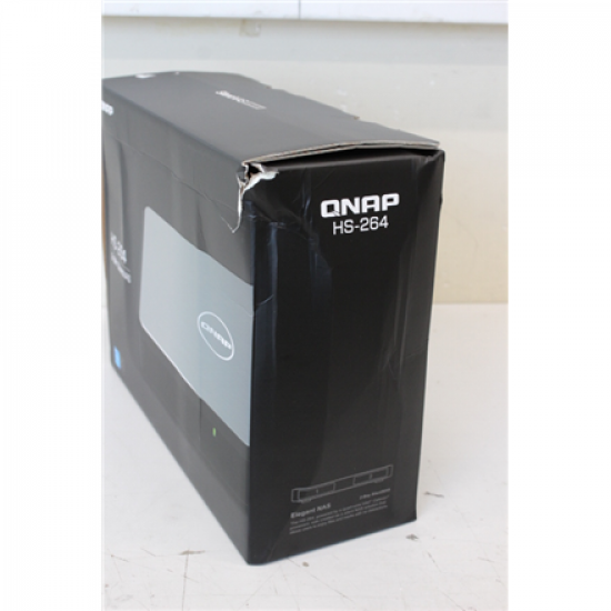 SALE OUT. | SALE OUT. QNAP | 2-Bay SATA fanless home NAS | HS-264 | Up to 2 SATA 6Gb/s, 3Gb/s | Intel Celeron | N5105 4-core/4-thread | Processor frequency 2.9 GHz | 8 GB | N/A | DAMAGED PACKAGING