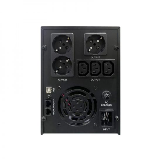 EnerGenie | UPS with USB and LCD display | EG-UPS-036 | 3000 VA | 1800 W