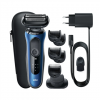 Braun | Shaver | 61-B1500s | Operating time (max) 50 min | Wet & Dry | Blue/Black