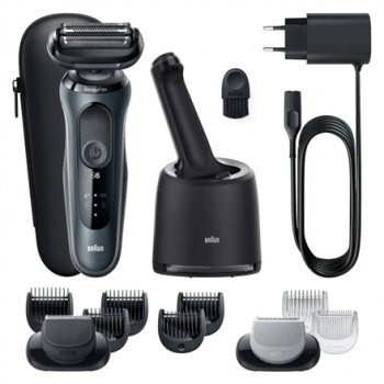Braun | Shaver | 61-N7650CC | Operating time (max) 50 min | Wet & Dry | Black