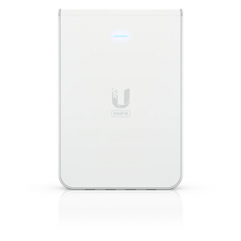 Ubiquiti | WiFi 6 access point with a built-in PoE switch | U6-IW | 802.11ax | 2.4 GHz/5 GHz | 10/100/1000 Mbit/s | Ethernet LAN (RJ-45) ports 1 | MU-MiMO Yes | PoE in | Antenna type Internal