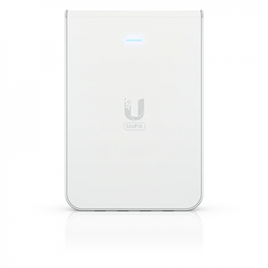 Ubiquiti | WiFi 6 access point with a built-in PoE switch | U6-IW | 802.11ax | 2.4 GHz/5 GHz | 10/100/1000 Mbit/s | Ethernet LAN (RJ-45) ports 1 | MU-MiMO Yes | PoE in | Antenna type Internal