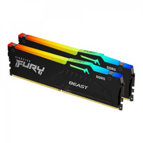 Kingston | Fury Beast RGB | 32 Kit (16GBx2) GB | DDR5 | 5600 MHz | PC/server | Registered No | ECC No