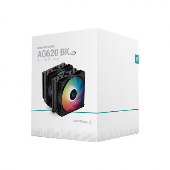Deepcool | CPU Cooler | AG620 BK ARGB | Intel, AMD