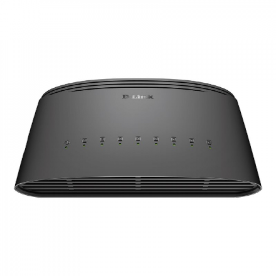 D-Link | Switch | DGS-1008D | Unmanaged | Desktop | Gigabit Ethernet (copper) ports quantity 8