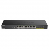 D-Link | Stackable Smart Managed Switch with 10G Uplinks | DGS-1250-28X/E | Web managed | Rackmountable | Gigabit Ethernet (copper) ports quantity 24