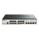 D-Link | Stackable Smart Managed Switch with 10G Uplinks | DGS-1510-20/E | Managed L2 | Desktop/Rackmountable | Gigabit Ethernet (copper) ports quantity 16