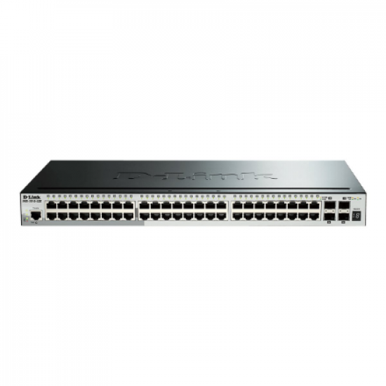 D-Link | Stackable Smart Managed Switch with 10G Uplinks | DGS-1510-52X/E | Managed L2 | Rackmountable | Gigabit Ethernet (copper) ports quantity 48