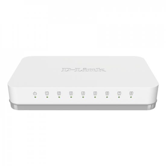 D-Link | Switch | GO-SW-8G/E | Unmanaged | Desktop | Gigabit Ethernet (copper) ports quantity 8