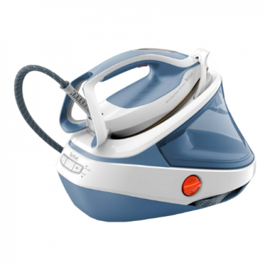 TEFAL | Steam Station Pro Express | GV9710E0 | 3000 W | 1.2 L | 7.6 bar | Auto power off | Vertical steam function | Calc-clean function | White/Blue