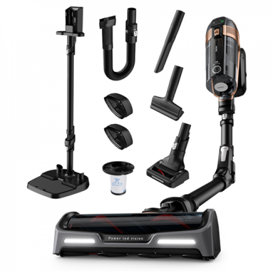 TEFAL | Vacuum Cleaner | TY99F1WO X-Force Flex | Handstick 2in1 | Handstick 2in1 | 32.4 V | Operating time (max) 80 min | Black