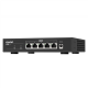 QNAP | 5 port 2.5Gbps Auto Negotiation (2.5G/1G/100M) | QSW-1105-5T | Unmanaged | Desktop | Gigabit Ethernet (copper) ports quantity 5