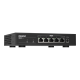 QNAP | 5 port 2.5Gbps Auto Negotiation (2.5G/1G/100M) | QSW-1105-5T | Unmanaged | Desktop | Gigabit Ethernet (copper) ports quantity 5