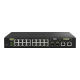 QNAP | 16 ports 2.5GbE RJ45 with PoE 802.3at (30W), 2 ports 10GbE SFP+, 2 ports 10GbE RJ45 with PoE 802.3bt (90W) | QSW-M2116P-2T2S | Web managed | Rackmountable | Power supply type Internal