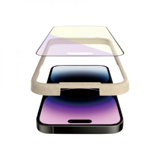 PanzerGlass | Screen protector | Apple | iPhone 14 Pro Max | Glass | Black | Ultra-Wide Fit; Scratch resistant; Shock resistant; Easy installation; Anti-blue light; Eye protection; Diamond strength; Antibacterial; Fingerprint resistant | Anti-blue Light